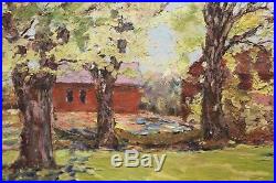 Estate Found Vintage Original Oil Painting On Canvas Panel By G. Newbold
