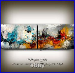 Extra Large Wall Art Abstract Acrylic Painting Office Contemporary Art Nandita