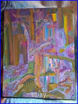 Fantasy Falls acrylic painting original art on stretched canvas 16 x 20