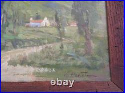 Felice Hrovat California Oil Painting American Landscape Impressionist Listed