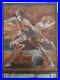 Figure-Painting-Vintage-Art-Signed-Athlete-GIFT-Impressionist-Soccer-Ball-01-pcns