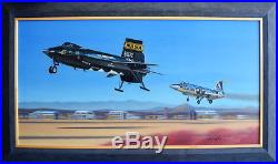First Re-Entry Original Oil on Canvas by Mike Machat X-15 Joe Engle