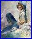 Florence-Drazen-Women-Sitting-In-Flowerbed-Vintage-Impressionist-Oil-on-Canvas-01-mi