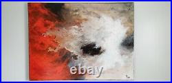 Forces at Work 30 x 40 Large abstract paintings on canvas original
