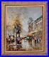 Framed-Original-French-Painting-Signed-Paris-City-Snow-Scene-Oil-on-Canvas-01-lq