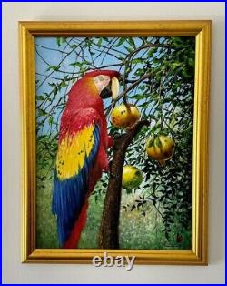Framed Original Oil On Canvas by Enmanuel (Honduran painter)