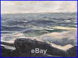 Frederick Judd Waugh 1861-1940 Oil on Canvas Seascape Original Frame Listed Art