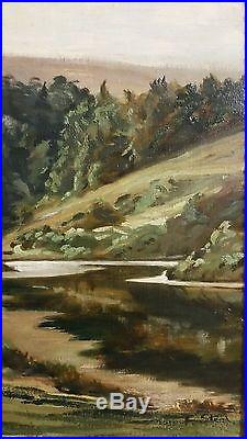 Frederick Stead Original Oil on Canvas Painting from 1925 British Art (COA)