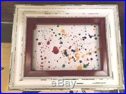 Futura 2000 Original Painting On Canvas Signed On Verso Famous Splatter Painting