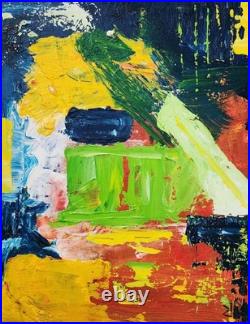 Garden Beyond Time Abstract Oil Painting by Blair Russell 14 x 18