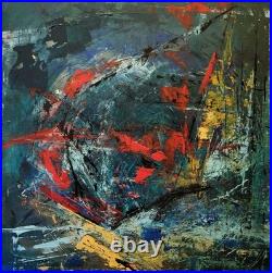 Geometric Gorgeous Original Art On Canvas Modern Acrylic Contemporary Outsider
