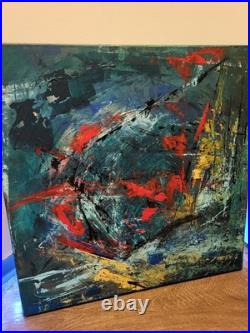 Geometric Gorgeous Original Art On Canvas Modern Acrylic Contemporary Outsider