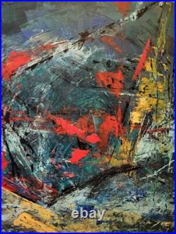 Geometric Gorgeous Original Art On Canvas Modern Acrylic Contemporary Outsider