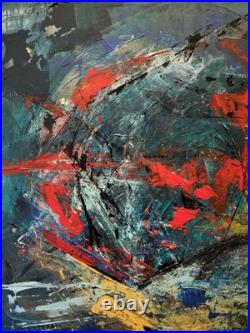 Geometric Gorgeous Original Art On Canvas Modern Acrylic Contemporary Outsider