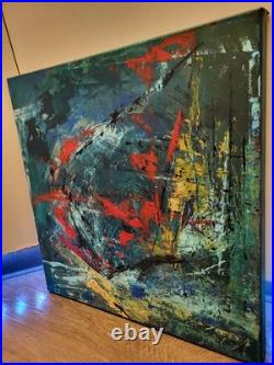 Geometric Gorgeous Original Art On Canvas Modern Acrylic Contemporary Outsider