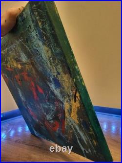 Geometric Gorgeous Original Art On Canvas Modern Acrylic Contemporary Outsider