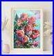 Gift-Art-Flower-original-painting-on-canvas-Roses-Garden-Floral-landscape-01-rtmy