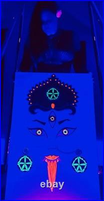 Goddess Kali Mata. 24x36 Acrylic On Canvas