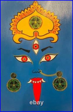 Goddess Kali Mata. 24x36 Acrylic On Canvas