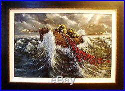 Grateful Dead Jack-A-Roe Original Art by Richard Biffle. Large Oil On Canvas