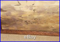 Greg Hill Bahamas Original Oil On Canvas Sail Boat Seascape Painting With Coa