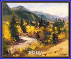 Gregory Wilhelmi Original Oil Painting on Canvas Signed Landscape Western Art