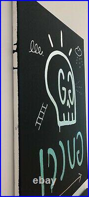 Gucci Ghost, Trevor Andrew, original work on canvas, Skull like Basquiat