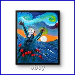 Hallelujah Figurative Abstract Expressionist Art Painting