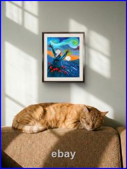 Hallelujah Figurative Abstract Expressionist Art Painting