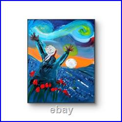 Hallelujah Figurative Abstract Expressionist Art Painting