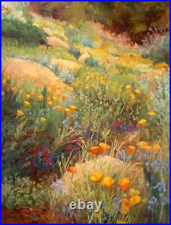 Hand painted Oil painting original Art Landscape Spring on canvas 24x36