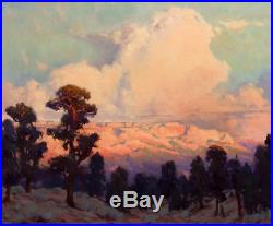 Hand-painted Original Oil painting art Impressionism Landscape On Canvas