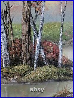 Handmade Nature Wall Art on Canvas Winter Art 2016 Inches One of a Kind