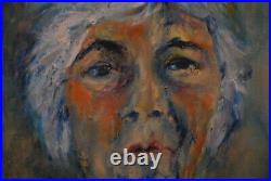Helen Harkaspi Original Portrait Faces Series Oil Painting 18X20 inches Art #14