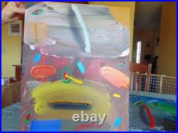 High-end wall art Gathman Acrylic on canvas Lot of (3) Signed OOAK