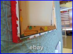 High-end wall art Gathman Acrylic on canvas Lot of (3) Signed OOAK
