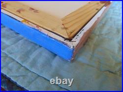 High-end wall art Gathman Acrylic on canvas Lot of (3) Signed OOAK