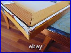 High-end wall art Gathman Acrylic on canvas Lot of (3) Signed OOAK