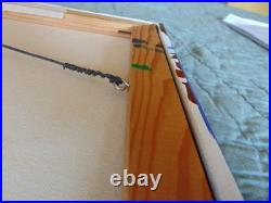 High-end wall art Gathman Acrylic on canvas Lot of (3) Signed OOAK