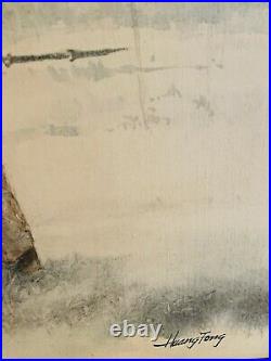 Huang Fong Original Signed Painting 1981