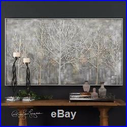 Huge XXL 73 Hand Painted Canvas Tuscan Trees Forest Painting Wall Art Modern