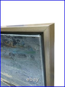 Hungryartist -Original Painting of a Boat on Canvas 24x36 Framed