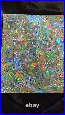 I of Entropy acrylic painting original art on stretched canvas 16 x 20