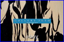 Iconic! MID Century Modern Original Abstract Painting! Art Vtg 50's 60's Retro