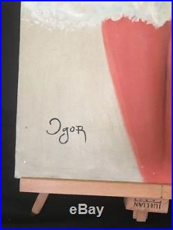 Igor Pantuhoff Original Oil On Canvas / Young Ballerina / DG
