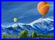 J-Gilbert-original-oil-Impressionist-Mountain-Lake-Hot-Air-Balloons-Canvas-2019-01-un