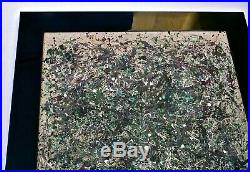 JACKSON POLLOCK - A 1940s SIGNED ABSTRACT EXPRESSIONIST DRIP PAINTING, HISTORY
