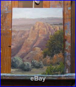 JEFF LOVE Art Original Oil Painting Plein Air On Location Grand Canyon Arizona