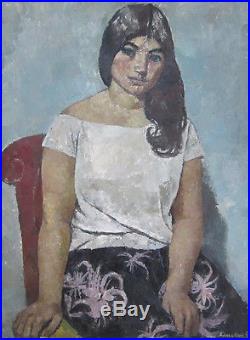 JOSEP MARIA MALLOL SUAZO Signed 1962 Original Oil on Canvas Painting LISTED
