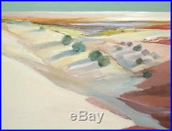 James Conaway Landscape With Sage Hand Signed Original Oil Painting on Canvas